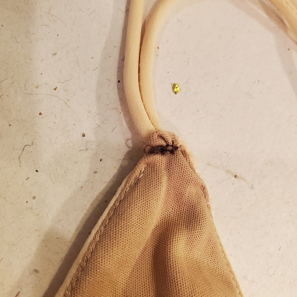 Wet Seal Boho Dress Ruffle Tiered Sleeveless Cream babydoll dress Medium - Picture 8 of 13